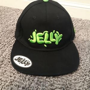 Jelly Green and Black Embroidered Baseball Hat